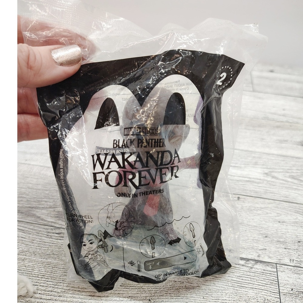 Marvel Black Panther Okoye 2022 McDonald's Toy #2‎ Wakanda Forever Sealed